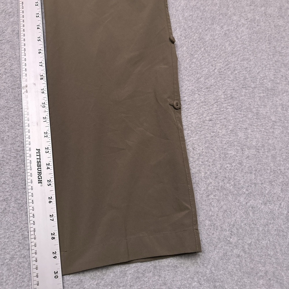 Eddie Bauer Travex Adventure Roll-Up Pants‎ Women's 10 Brown Mid-Rise Hiking - Picture 6 of 10